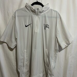 Nike Light Gray Quarter-Zip Jacket